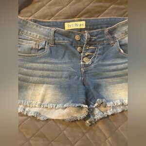 Blue Denim Women Shorts
